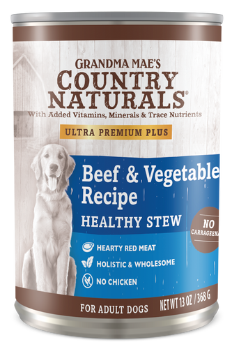 Grandma Mae's Country Naturals Beef & Vegetable Recipe Healthy Stew