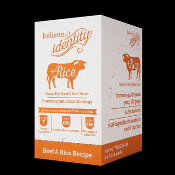 Identity Pet Believe Bland Diets Beef & Rice Gently Cooked Dog Food Recipe (14 oz)