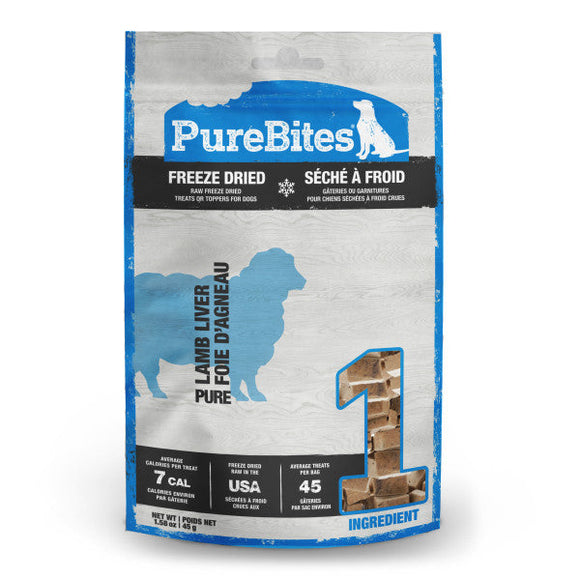 PureBites Lamb Liver Dog Treats (1.58 Oz)