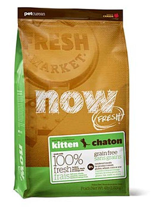 Petcurean Now! Fresh Grain Free Kitten Recipe Dry Cat Food
