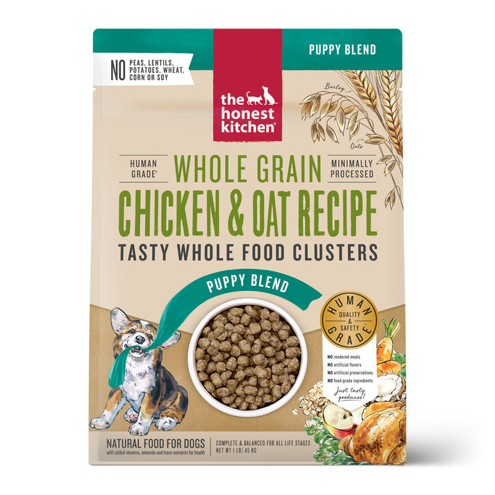 The Honest Kitchen Whole Grain Chicken Clusters For Puppies Dry