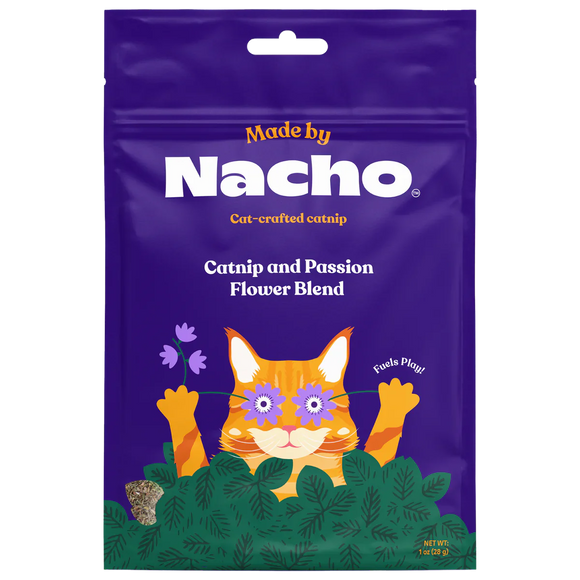 Made By Nacho Catnip & Passion Flower Blend Cat Treats (1 oz)