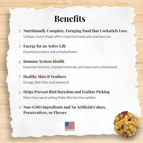 Lafeber Company Pellet-Berries for Cockatiels