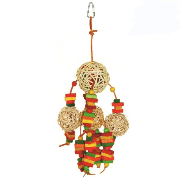 A&E Cage Company Vine Ball Surprise Medium Small Animal Toy
