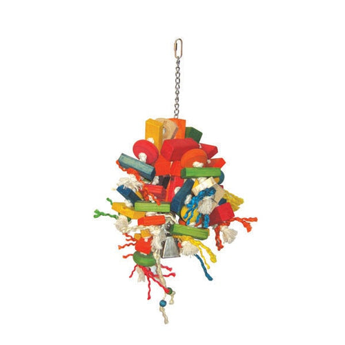 A & E Cage Happy Beaks 	Large Cluster of Blocks Bird Toys (20 x 10)