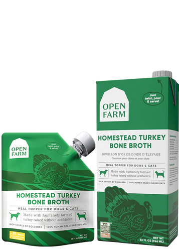 Open Farm Homestead Turkey Bone Broth for Dogs & Cats