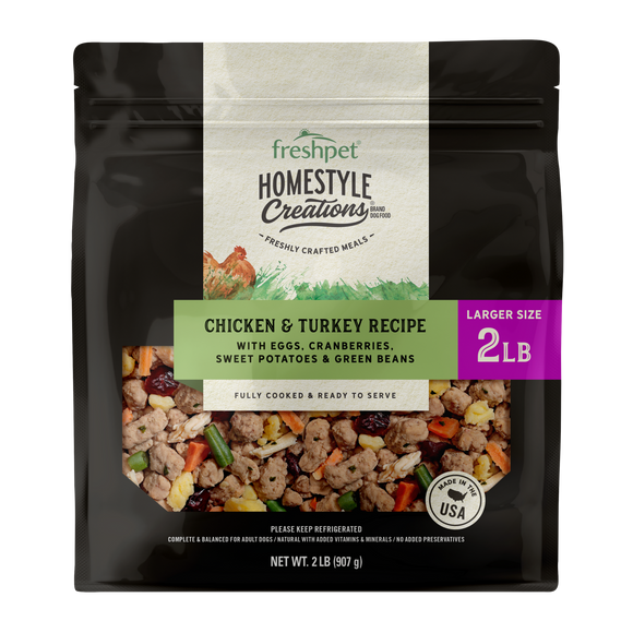 Freshpet Homestyle Creations™ Chicken & Turkey Recipe Dog Food