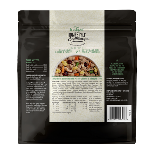 Freshpet Homestyle Creations™ Chicken & Turkey Recipe Dog Food