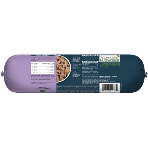 Freshpet Vital® Benefits Healthy Aging Chicken & Salmon Recipe with Cranberries, Sweet Potatoes & Carrots Dog Food