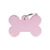 MyFamily Basic Big Aluminum Pink Bone ID Tag