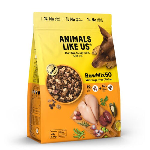 Animals Like Us RawMix50™ with Cage-Free Chicken for Dogs