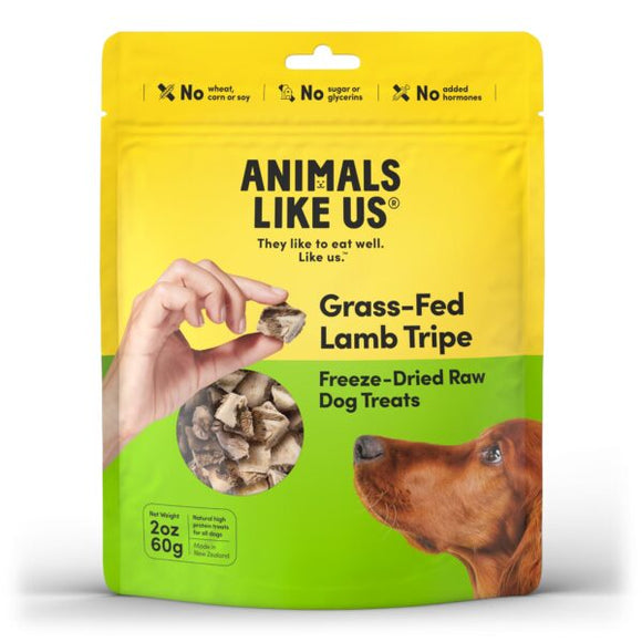 Animals Like Us Dog Treats Grass-Fed Lamb Tripe