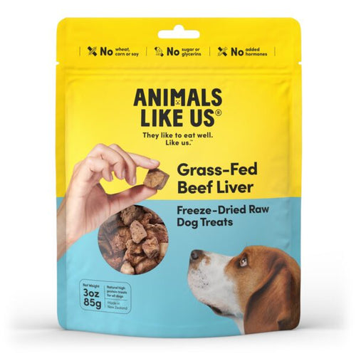 Animals Like Us Dog Treats Grass-Fed Beef Liver