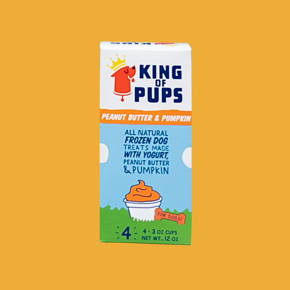 King Of Pups Frozen Peanut Butter & Pumpkin Dog Treat