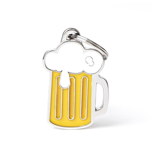 MyFamily Food Beer ID Tag (Yellow)