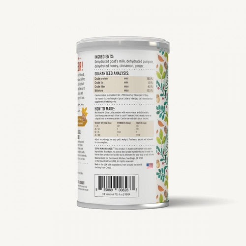 The Honest Kitchen Instant Pumpkin Spice Latte Holiday Treat for Cats and Dogs