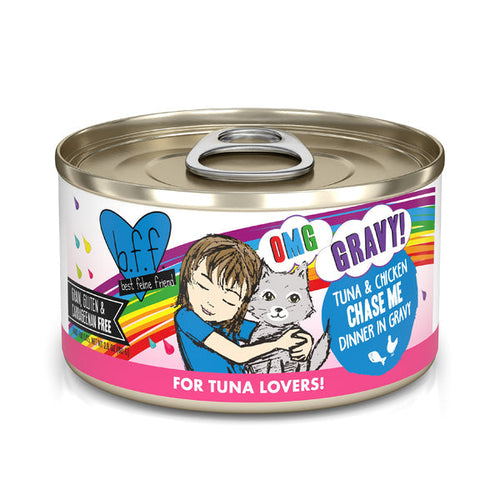 Weruva BFF OMG Gravy Tuna & Chicken Chase Me Dinner in Gravy Cat Food