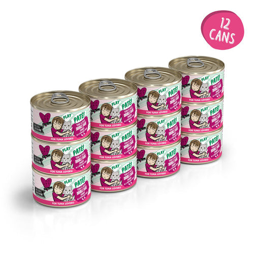 Weruva BFF PLAY Paté Tuna & Duck Double Dare Dinner in a Hydrating Purée Cat Food