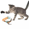 Petlinks® Instincts Crazy Coil™ Springy Cat Toy with Fringe and Detachable Feather Cat Toy