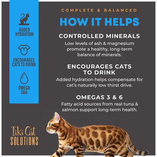 Tiki Cat® Solutions™ Mineral Balance Mousse Tuna & Salmon Recipe Wet Cat Food
