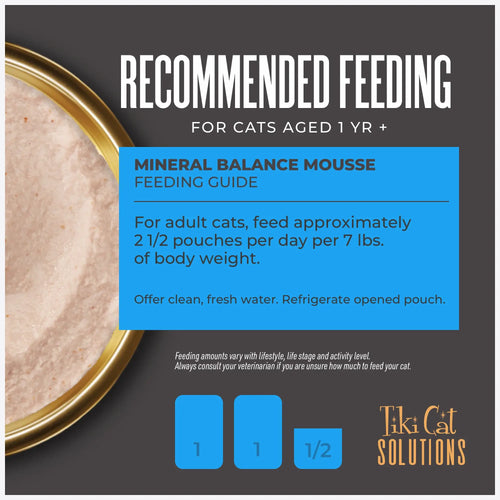 Tiki Cat® Solutions™ Mineral Balance Mousse Tuna & Salmon Recipe Wet Cat Food