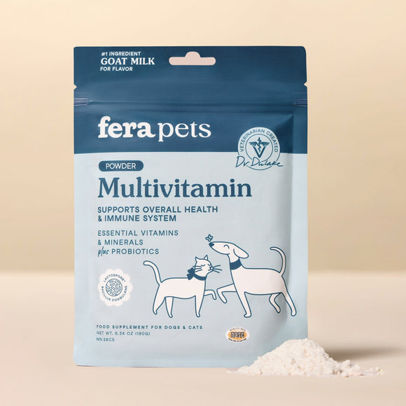Fera Pet Multivitamin Goat Milk Topper For Cats + Dogs