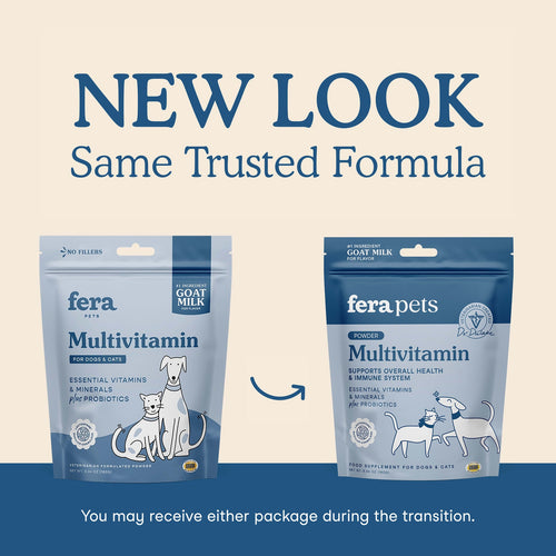 Fera Pet Multivitamin Goat Milk Topper For Cats + Dogs