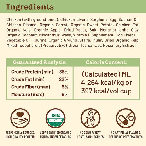 Primal Pet Foods Feline Kibble in the Raw Cat Food Chicken Recipe