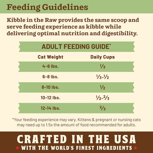 Primal Pet Foods Feline Kibble in the Raw Cat Food Chicken Recipe