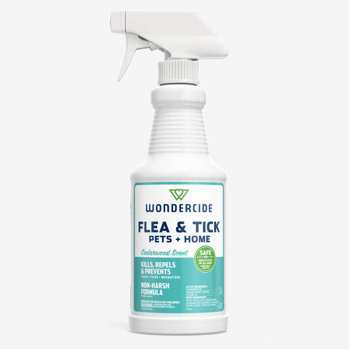 Wondercide Cedarwood Flea & Tick Spray for Pets + Home with Natural Essential Oils