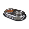 Van Ness Heavyweight Large Stainless Steel Double Dish, 64 oz (SS5)