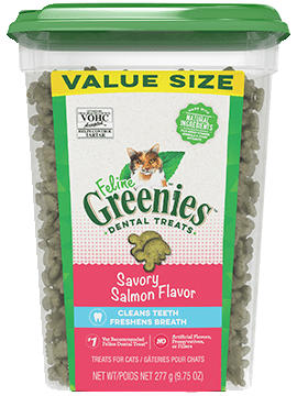 FELINE GREENIES™ Dental Treats Savory Salmon Flavor