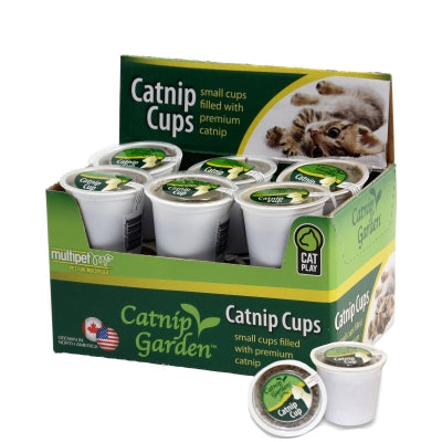 multipet CATNIP GARDEN® 12 PACK OF CATNIP CUPS