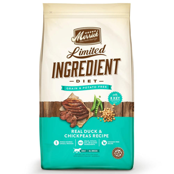 Limited ingredient dog food best sale with grain