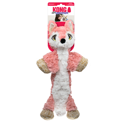 KONG Low Stuff Flopzie Fox Dog Toy (Medium)