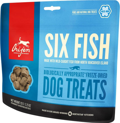 ORIJEN Grain Free Six Fish Freeze Dried Dog Treats George Town