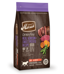 Merrick Grain Free Venison & Sweet Potato Recipe Dry Dog Food