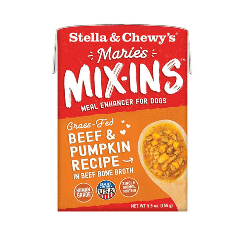 Stella & Chewy's Marie's Mix-Ins Grass Fed Beef & Pumpkin Recipe Dog Food Topper