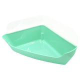 Oxbow Animal Health Enriched Life - Corner Litter Pan with Removable Shield