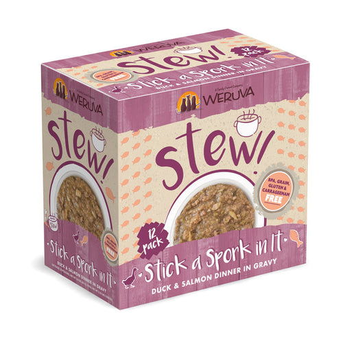 Weruva Cat Stew! Stick a Spork in It Duck & Salmon Dinner in Gravy Wet Cat Food