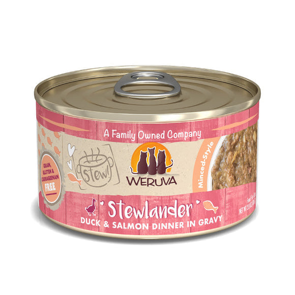 Weruva Cat Stew! Stewlander Duck & Salmon Dinner in Gravy Wet Cat Food