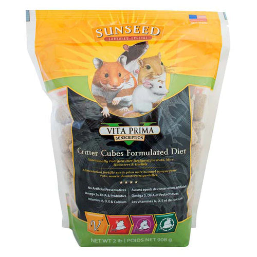 SUNSEED VITA PRIMA CRITTER CUBES FORMULA