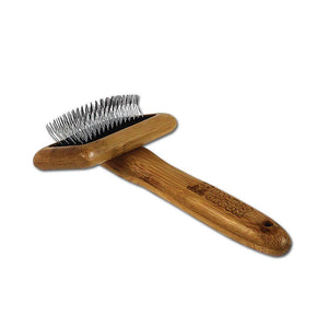 Metal top slicker brush