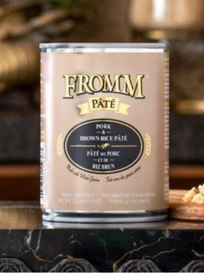 Fromm Pork & Brown Rice Pâté Dog Food (12.2 oz)