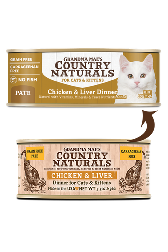 Grandma Mae's Country Naturals Chicken & Liver Dinner
