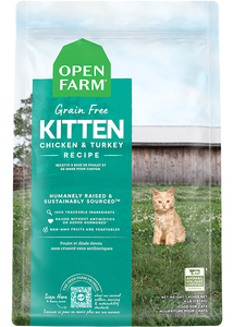 Open Farm Kitten Grain Free Chicken Turkey Recipe Dry Cat Food