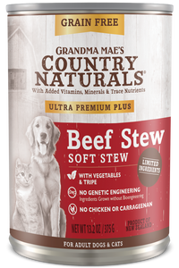 Grandma Mae's Country Naturals Ultra Premium Plus Beef Soft Stew