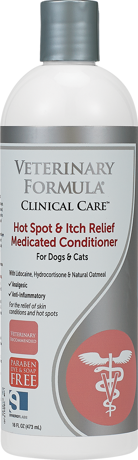 Synergy Labs Hot Spot & Itch Relief Medicated Conditioner for Dogs and Cats (16 fl oz)