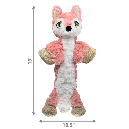 KONG Low Stuff Flopzie Fox Dog Toy (Medium)