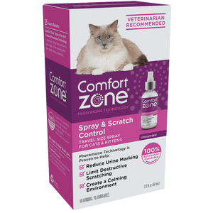 Comfort Zone Spray & Scratch Control Spray For Cats and Kittens
